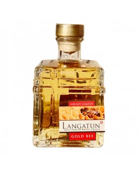 Langatun - Gold Bee - Single Malt Liqueur -  Gift bottle - 28% - 35cl