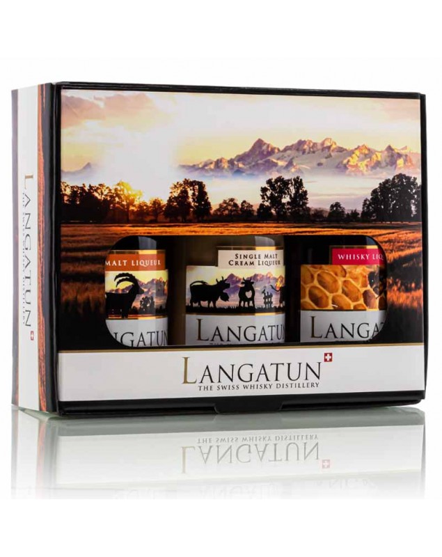 Langatun - Liqueur - Gift Set 3x 5cl - 26%