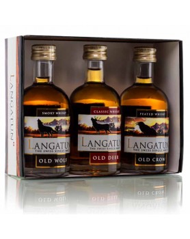 Langatun - Whisky - Coffret cadeau 3 x 5 cl - 46%