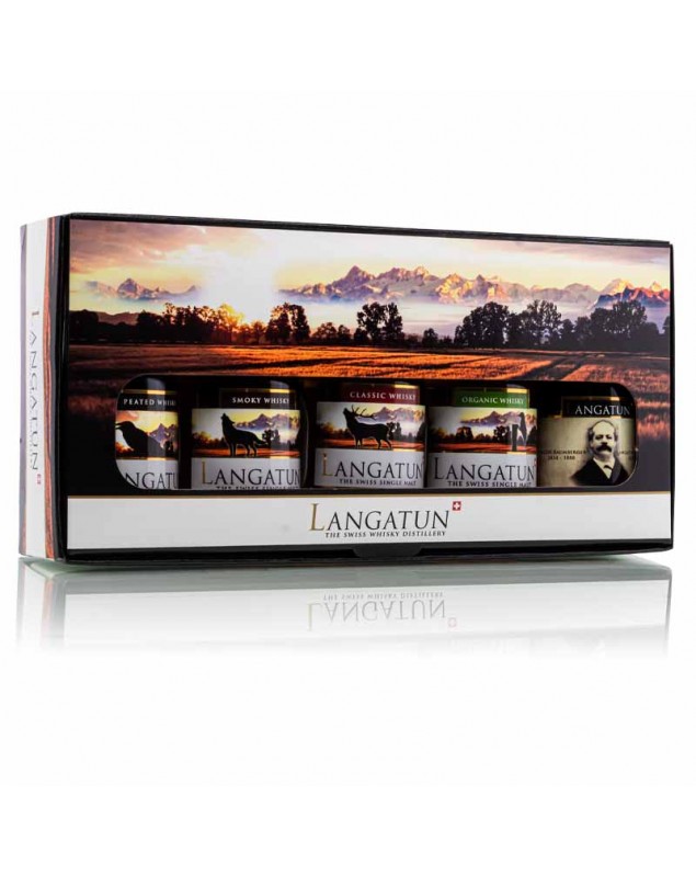Langatun - Whisky - Coffret Cadeau 5 x 5cl - 46%