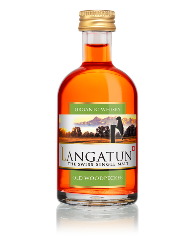 Langatun - Old Woodpecker - Organic Single Malt Whisky - 46% - 5cl