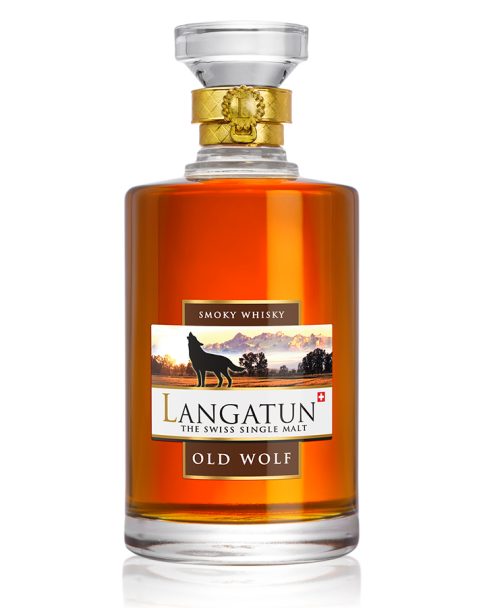 Langatun - Old Wolf Smoky Whisky - Single Malt Whisky - 46% - 50 cl