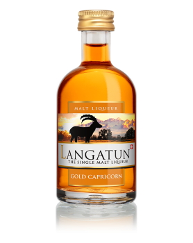 Langatun Gold Capricorn - Single Malt Liqueur - Miniature - 33% - 5cl