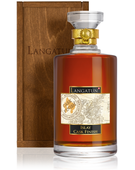 Langatun - Islay Cask Finish - Single Malt Whisky - 49.12% - 50cl mit Box