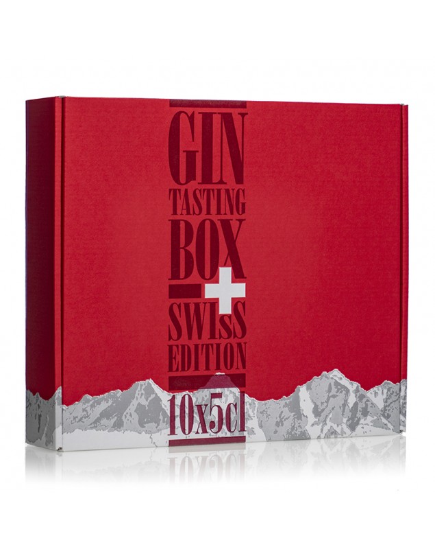 Gin Tasting Box - Swiss Edition - 44.3% - 10x5cl