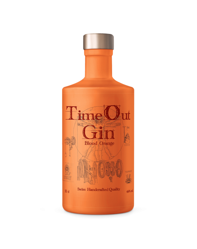 Time Out Gin - Blood Orange - 44% - 50cl