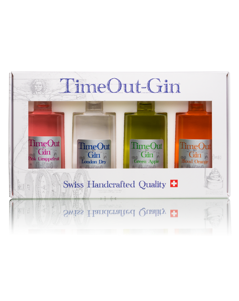 Time Out Gin - Mini Set - 44% - 4x5cl