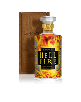 Langatun - Hell Fire No. 2 - Strongest Single Malt Whisky - 79% - 50cl with box