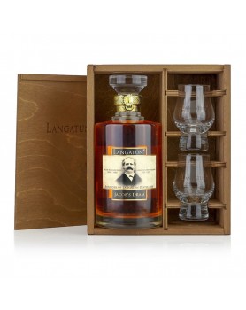 Langatun - Jacob's Dram - Single Malt Whisky - with two Glasses - 49.12% - 50cl