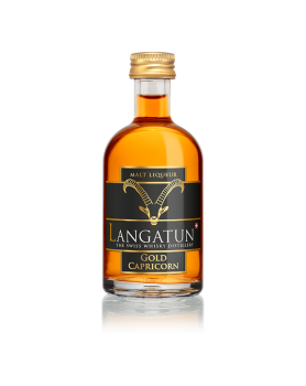 Langatun Gold Capricorn - Single Malt Liqueur - Miniature - 33% - 5cl