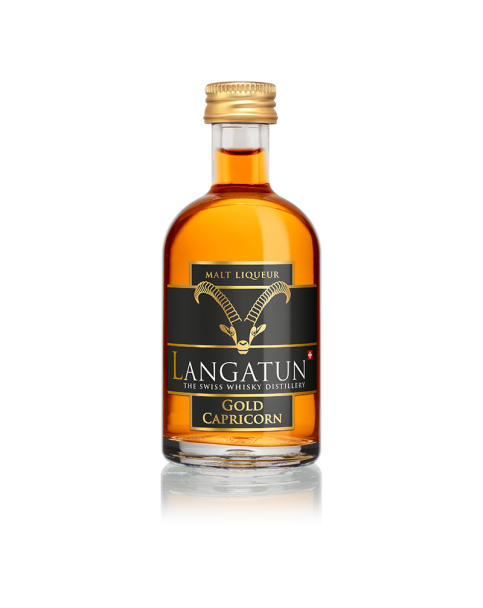 Langatun Gold Capricorn - Single Malt Liqueur - Miniature - 33% - 5cl