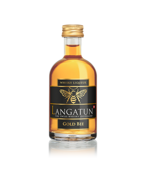 Langatun - Gold Bee - Single Malt Liqueur -  Miniature - 28% - 5cl