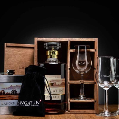 Langatun - Whisky - Coffret cadeau 3 x 5 cl - 46%