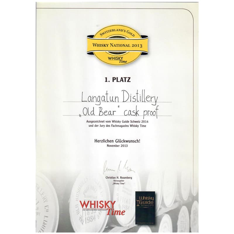 Whisky Guide 2013 Award